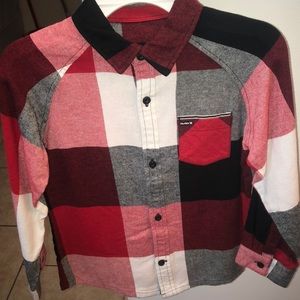 Boys Hurley long sleeve shirt size 7 new w/out tag